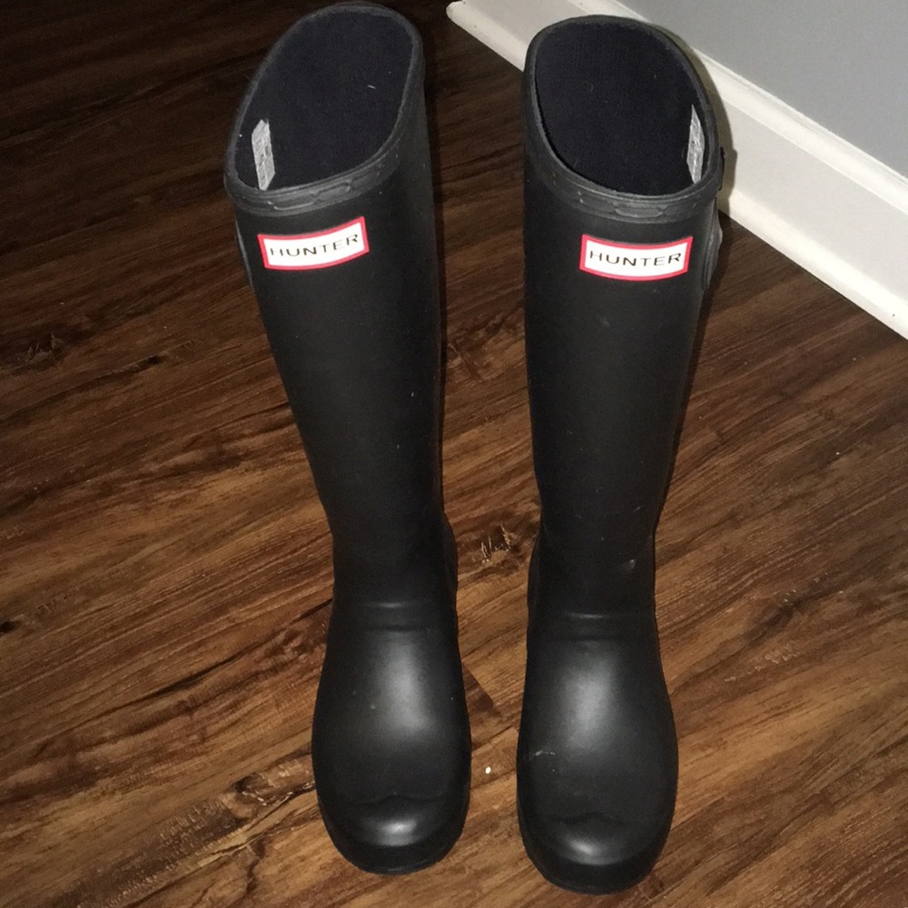Hunter Original Tour boot black size 6